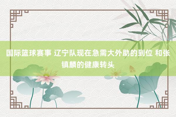 国际篮球赛事 辽宁队现在急需大外助的到位 和张镇麟的健康转头