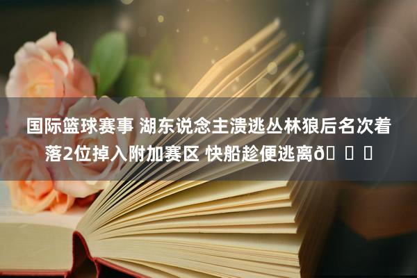 国际篮球赛事 湖东说念主溃逃丛林狼后名次着落2位掉入附加赛区 快船趁便逃离😋